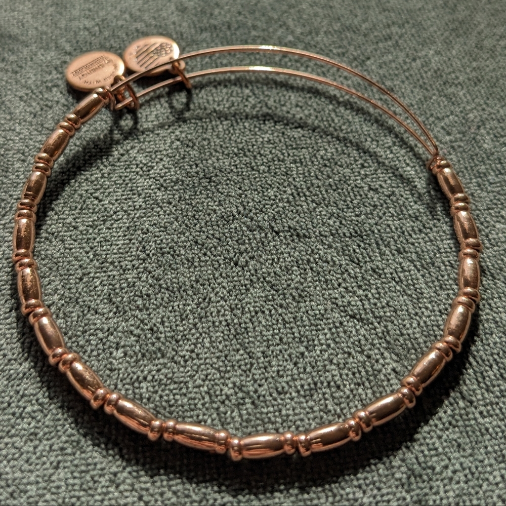 Alex and Ani Rose Gold Bangle